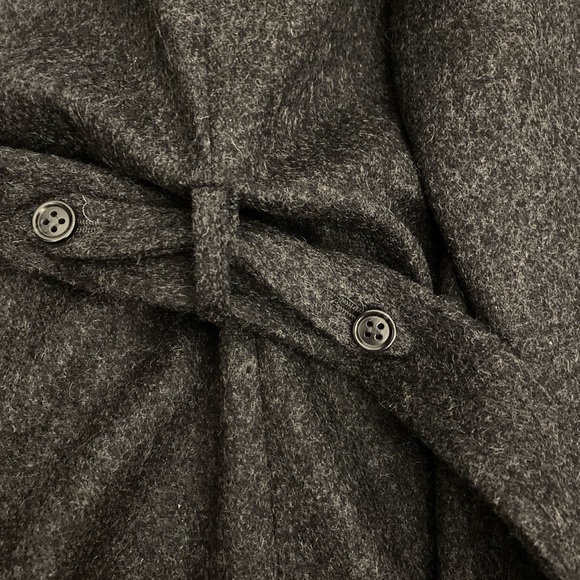 NWT A.P.C Bakerstreet Wool Belted Jacket Coat Dark Gray Size S - Picture 15 of 16